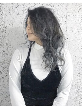 スティードトーキョー(Steed Tokyo) barayage"silver grey"【Steed/立川】