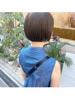 ツバメ ヘアー(TSUBAME HAIR)&nbsp;ミニボブ×ナチュラルベージュ