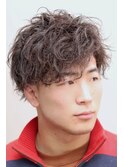 ツーブロックハードパーマ10代20代30代メンズフェードパーマ
