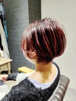 ディレクション(DIRECTION)&nbsp;ショートヘアスタイル　メッシュカラー