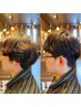 デザインカット＋眉カット＋髪質改善ヘアチューニング¥10450→¥9900