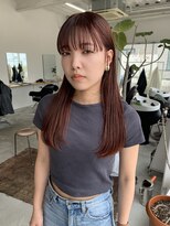 フィル(fil)&nbsp;ロング／ピンクブラウン