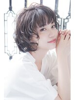 ヘアーエバリーズ(hair Everies) ガーリーパーマショートボブ20代30代大分中央町