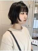 《畑中結衣》ウルフボブ/ウルフカット/ショートウルフ