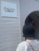 チュール バイ ラランジェ 横川店(ture by LARANJE) 外ハネボブ×ラベンダーグレージュ×ツヤ髪(横川)