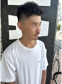フェード×パーマ