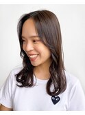 ふんわりセミロング