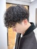 メンズカット＋プードルパーマ＋トリートメント（メンズ/メンズパーマ/眉毛）