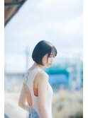周りに差がつくミニボブ。