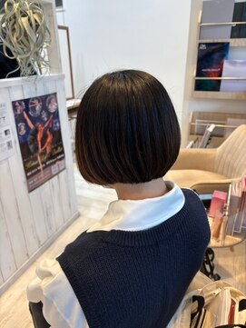 アンソル オブ リシェール(N'SOL of RICHAIR) 黒髪/ボブルフ/ネビージュ/小顔/ワンレン/南越谷/髪質改善/前髪