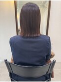 切りっぱなしスタイル
