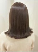 色素薄めカラーで透明感のある大人ヘア