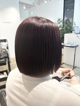 ウェアーズ(WARES) ボルドー×ボブ　ローズブラウン