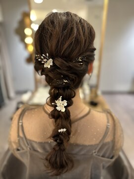 着付けヘアセット専門店 ウィズ(With) 編みおろし