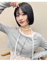 ヨーク(yoke)&nbsp;ボブ/レイヤー/ブルーブラック