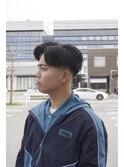 7:3 × フェードカット