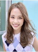 髪質改善/ハイライト/ブリーチ/ベージュ/レイヤーカット/韓国