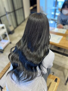 ヘアーエスクールステラ(hair S.COEUR stella) ブルーブラック