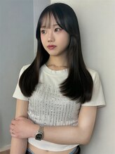 シエル バイ ケンジ 登戸 生田(CIEL by KENJE) レイヤーカット顔周り似合わせ小顔20代韓国ヘア