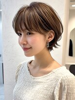 アビリタ(abilita)&nbsp;ボブ ひし形ショート 美人ショート ベージュ 透明感カラー 30代