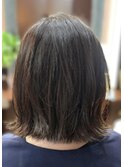 お手入れ簡単！切りっぱなしボブ