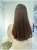 髪質改善＊ロングレイヤーグレーベージュ＊美髪【Zina船橋】