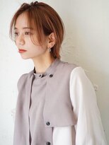 ロミー 本厚木(ROMMY.) ハンサムショート◎センターパートパールベージュ20代~50代