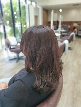アン アオヤマ(Ann AOYAMA) レイヤーカット／艶カラー