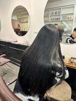 アオ(AO。)&nbsp;ワイドバング/レイヤーカット/艶カラー/トーンダウンカラー