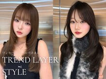 小顔に見せる骨格矯正カットで1人1人に合わせたオーダーメイドカット☆【髪質改善/韓国ヘア/新宿韓国ヘア】