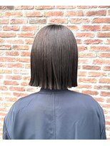 オーガニック アトリエ 大宮(organic+atelier)&nbsp;透明感髪質改善カラー◎ミニボブ×外ハネ30代40代小顔カット