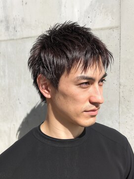 ヘアーズルーム 近鉄八尾(hair's RooM) 八尾で支持される束感メンズショート 【近鉄八尾】