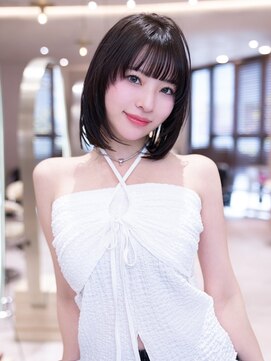 ハバナ 新宿(HAVANA) 20代30代/大人かわいい/小顔ひし形/切りっぱなしボブ/髪質改善
