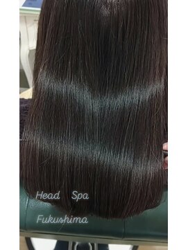 ヘアアトリエ ナイン 岡部店(hair atelier nine) ヘッドスパ/チェリーレッド/ハイレイヤーウルフ/髪質改善/福島市
