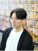 Men's/メンズ/毛流れセンターパート/ナチュラルセンターパート
