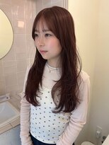 ニール 名古屋 伏見 丸の内(NEELU) 【NEELU_miu】レイヤー×ピンクブラウン