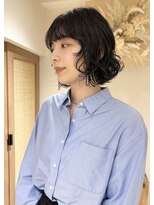 トマト(TOMTO) 【HOSSY】ボブパーマ_ウェーブヘア_くせ毛パーマ