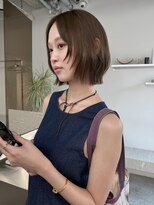 ステン(sten)&nbsp;ミルクティー透明感ベージュボブ