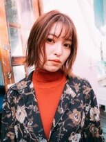 フラミューム 藤沢(flammeum)&nbsp;大人可愛い外ハネボブ×シースルー前髪【藤沢/藤沢駅】
