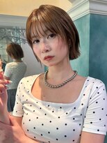 ロンド 銀座(Lond)&nbsp;◆しなる ダークパープル/ボブ/ブリーチなし/オリーブベージュ68