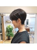Coast.ショートヘア×グレージュ×ハンサムショート