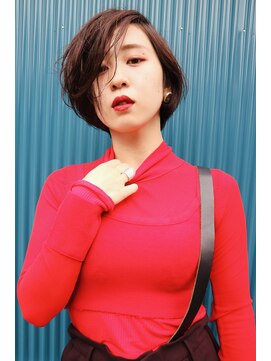 リンダ(LINDA) 【LINDA×ペレイラ寺田】大人クールバングス・ショートボブ