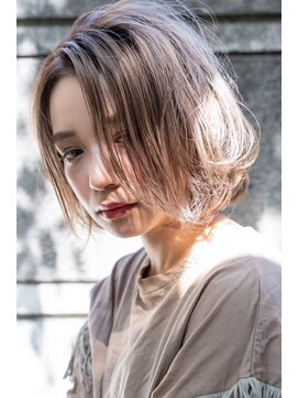 レニーバイエース(LANY by ACE) 【LANY 横浜】 ワンカールボブ×ミルクティーベージュ