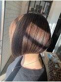 大人女性に人気!!ナチュラルボブ