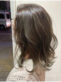 レイヤーボブ×バレイヤージュカラー