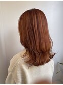 Lien☆オレンジベージュ×エアリーミディ 立川