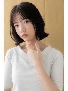 カバーヘア ブリス 戸田公園西口店(COVER HAIR bliss) 黒髪艶カラーナチュラルモードくびれボブZ戸田公園20代30代40代