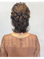 フィオーレ ヘアデザイン(FIORE hair design)&nbsp;ハーフアップ　ボブアレンジ