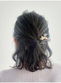 大人かわいいハーフアップ☆