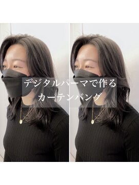 チョビー 銀座(chobii) チョビー銀座桜井/コテ巻き風パーマ／デジパ/韓国風